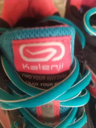 Zapatillas running mujer Kalenji rosa/morado