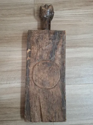 Tablero Mankala Luba Arte Africano 66 cm