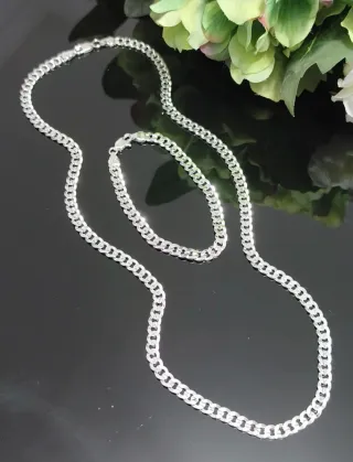 Colar e Pulseira Vigorys PRATA