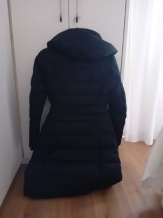 Plumifero largo mujer