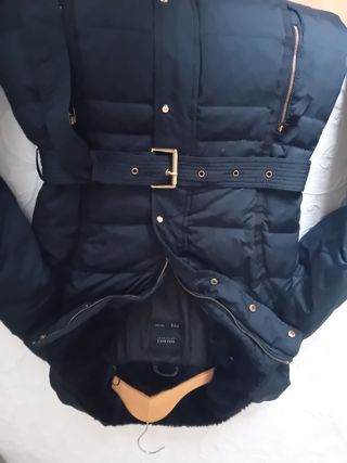 Plumifero largo mujer