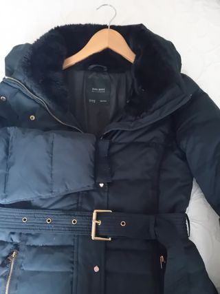 Plumifero largo mujer