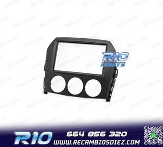 MARCO NEGRO RADIO 2-DIN PARA MAZDA MX-5 MIATA