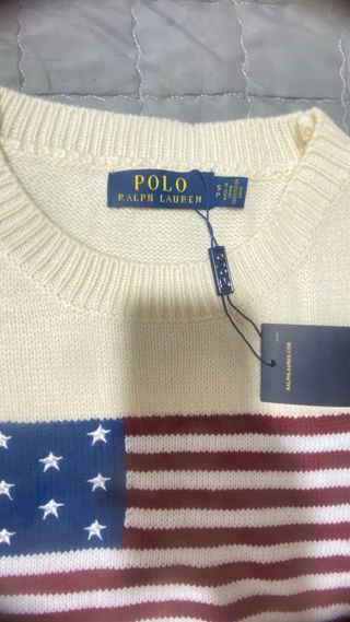 Jersey Polo Ralph Lauren bandera USA Talla S