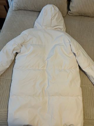 Abrigo Adolfo Domínguez Crema Talla M. Como nuevo.