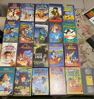 Lote Películas VHS Disney Clásicos