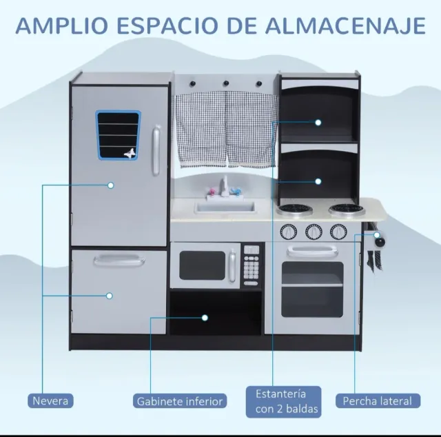 Cocinita infantil de madera