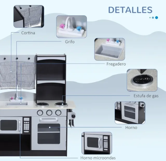 Cocinita infantil de madera
