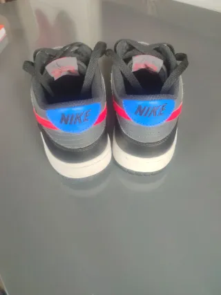 Nike Dunk Low Negro Gris Rojo