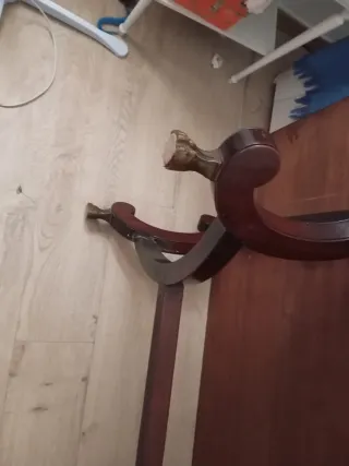 Mesa de centro caoba antigua ,para restaurar