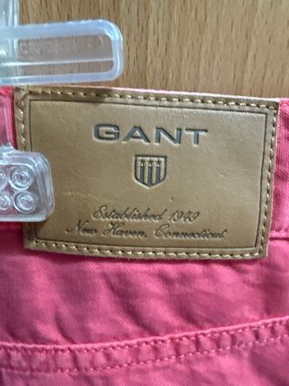 Pantalón Gant Rojo Talla 33
