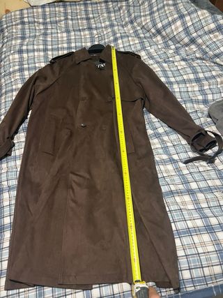 Abrigo Zara Marrón Hombre