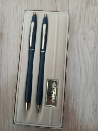 Juego Cross Bolígrafo y Portaminas Antiguo