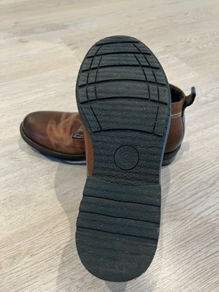 Botines piel caballero. LASOCKI marrones, talla 40