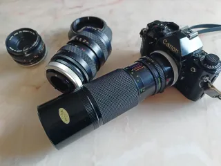 Canon A1 + 2 objetivos