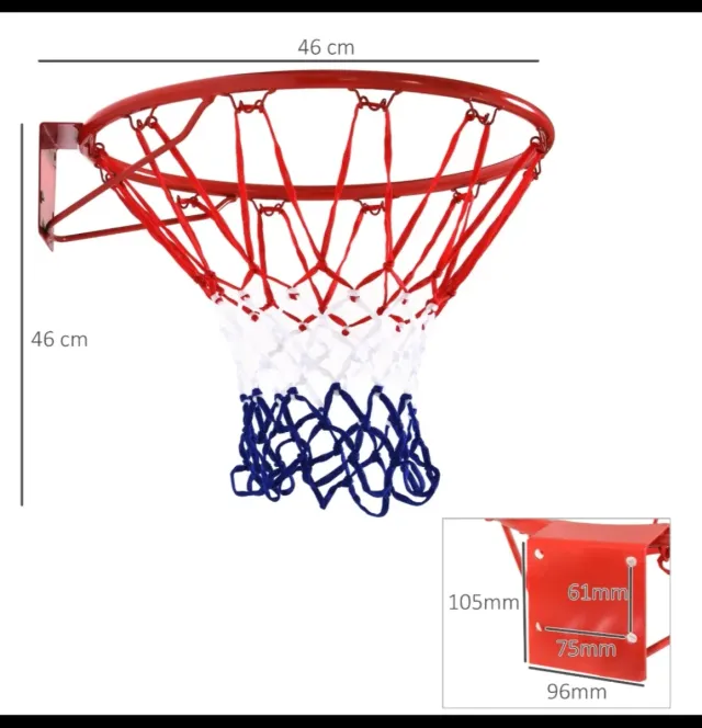 Canasta de baloncesto para pared