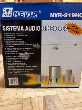 Sistema Audio Cine Casa NEVIR NVR-919HC