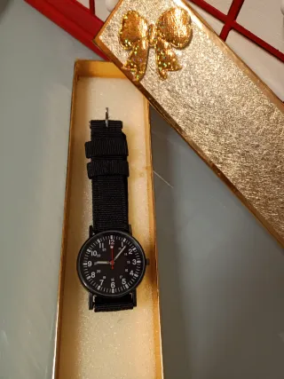 Reloj de pulsera negro