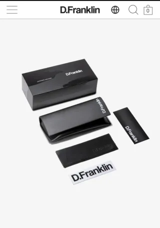 Gafas de sol D.Franklin unisex negras a estrenar