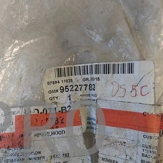 BISAGRA CAPOT CHEVROLET CRUZE NUEVO 95227782