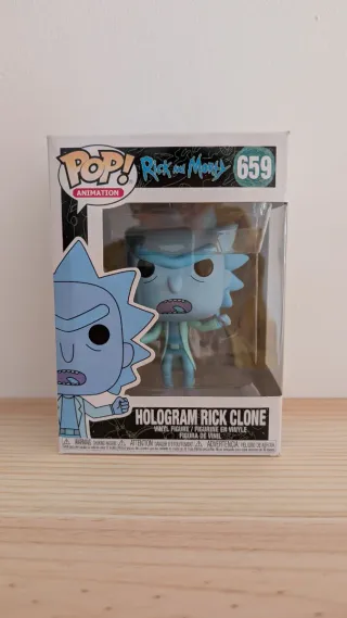 Funko Pop! Rick and Morty 659 Hologram Rick Clone