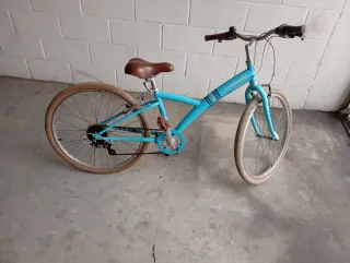 Bicicleta niña azul