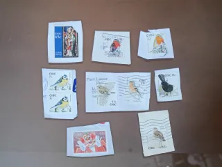 8 Sellos de Irlanda Vintage