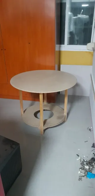 Mesa camilla redonda