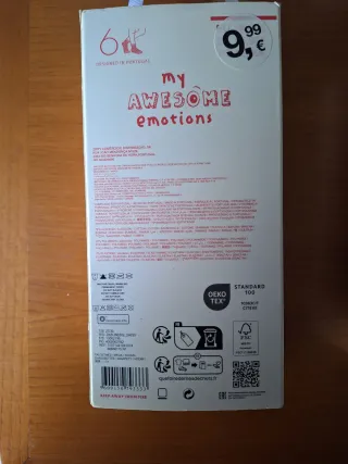 2 Pacotes 6 Pares Meias Criança Emoções ZIPPY