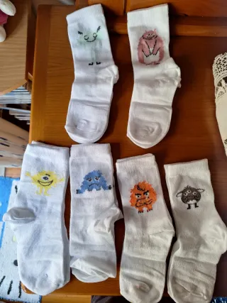 2 Pacotes 6 Pares Meias Criança Emoções ZIPPY