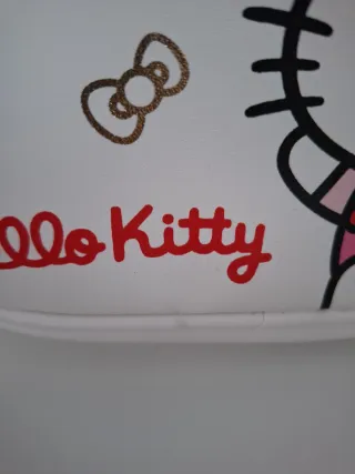 Bolso baguette o de hombro blanco Hello Kitty