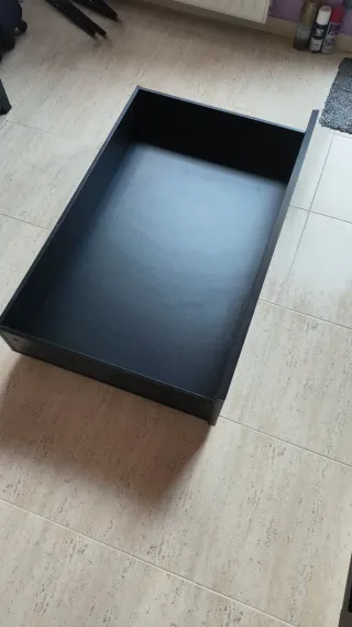 Cajónes Cama Malm Negro