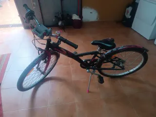 Bicicleta infantil con cesta