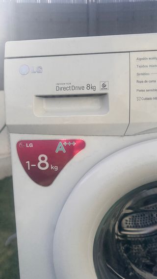 Lavadora LG DirectDrive 8kg