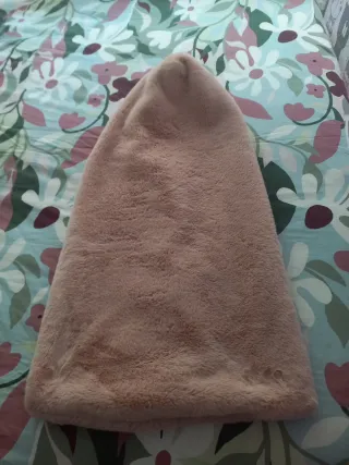 Saco invierno capazo rosa osito 80x42cm