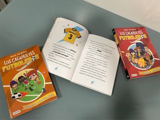 Libros infantiles “Los Cacahuetes Futboleros”