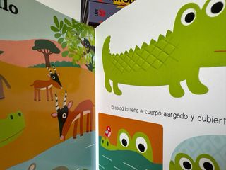 0-3 Libro texturas. Los animales de la selva
