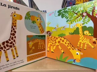 0-3 Libro texturas. Los animales de la selva