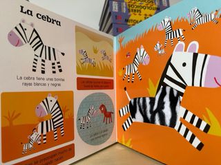 0-3 Libro texturas. Los animales de la selva