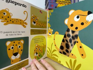 0-3 Libro texturas. Los animales de la selva