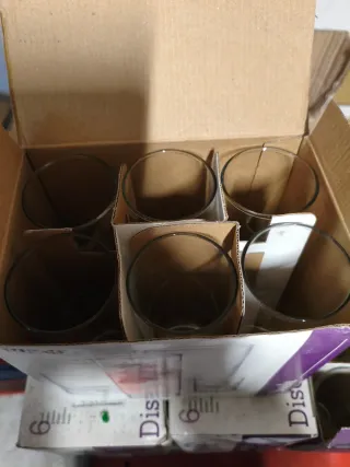 Set 6 Bicchieri Disco Durobor