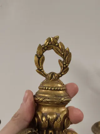 Apliques Luis XVI bronce dorado