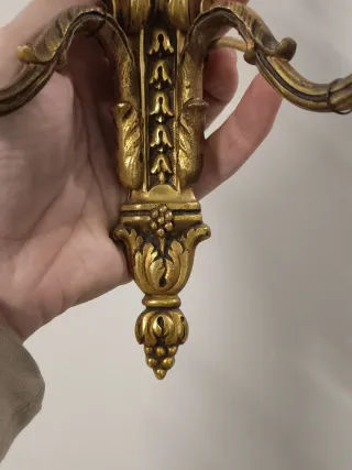 Apliques Luis XVI bronce dorado