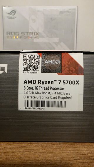 AMD Ryzen 7 5700X + ASUS ROG B550 + 32GB DDR4