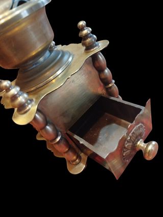 Molinillo de café antiguo latón