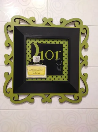 Cuadro Decorativo Dior Madera