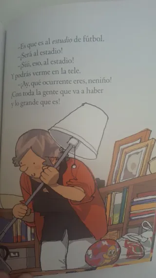 Pupi quiere ser futbolista