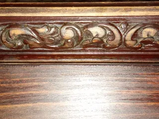 Espejo Victoriano Madera Noble Tallada princ.S.XX