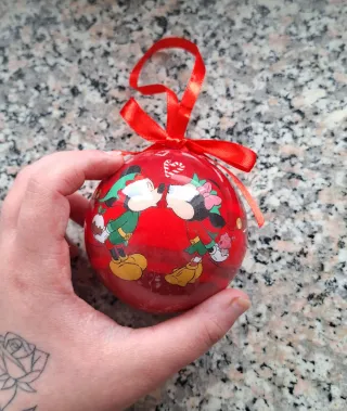Pallina di Natale Mickey e Minnie