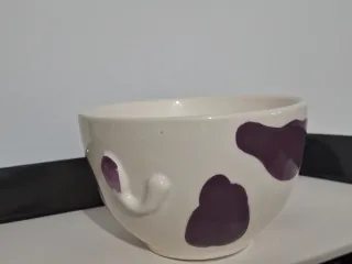 Tazza Mug Milka Mucca Lilla Ceramica Anni 2000